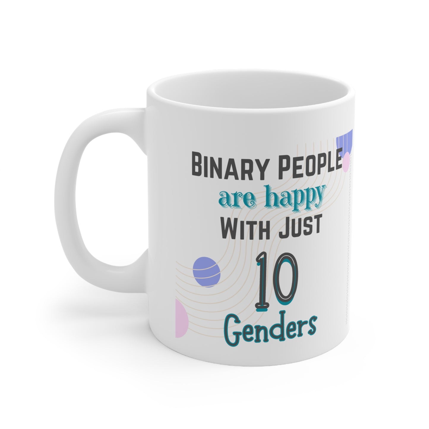 10 Genders Ceramic Mug 11oz